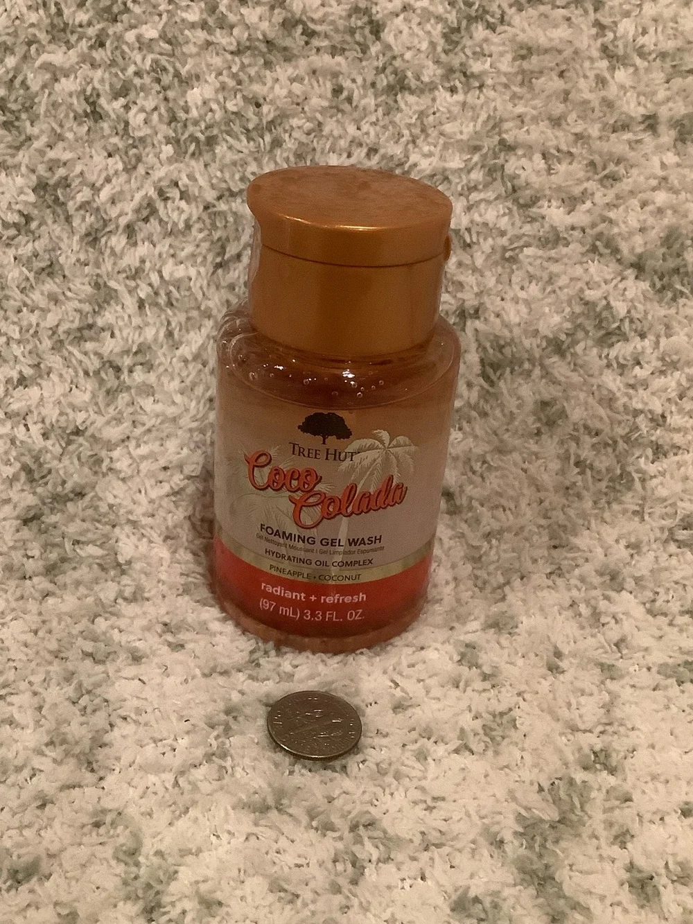 Tree Hut Scented Coco Colada Foaming Gel Wash Coconut Pineapple NWT 3.3oz